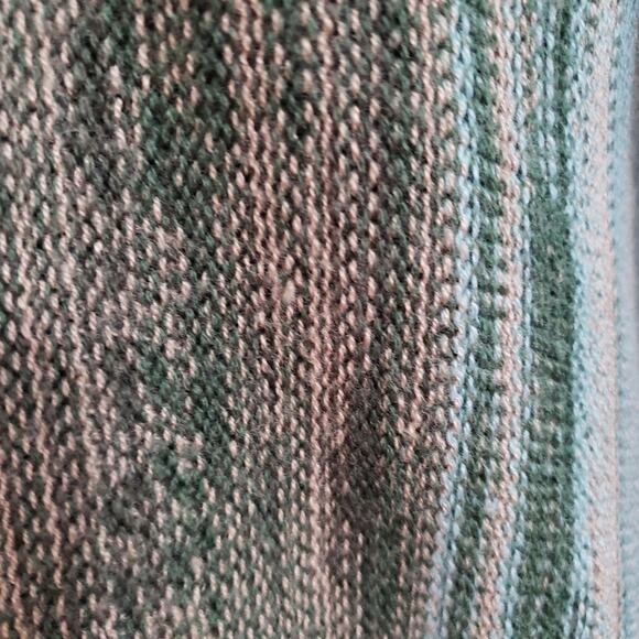 J. Jill Wool Blend Green Knit Open Cardigan Small - Picture 10 of 12